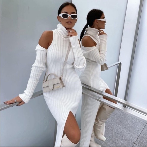 Kaia - Long Sleeve Shirt Dress with Dropped Collar main image 1